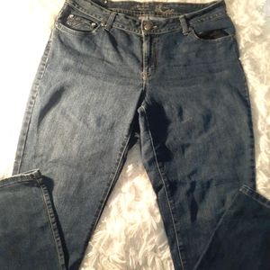 Vintage Style&CO. Tummy Control Bootcut Bling Rhinestone Size 12 Strechy